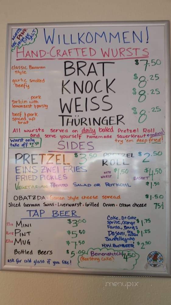 Brat From Deutschland - Lake Stevens, WA menu_pic