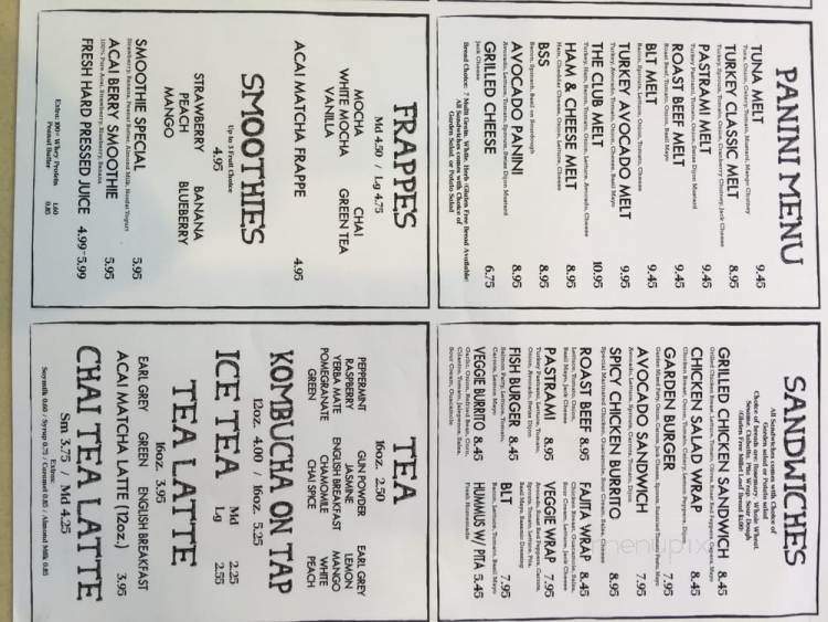 Cafe Collage - Los Angeles, CA menu_pic