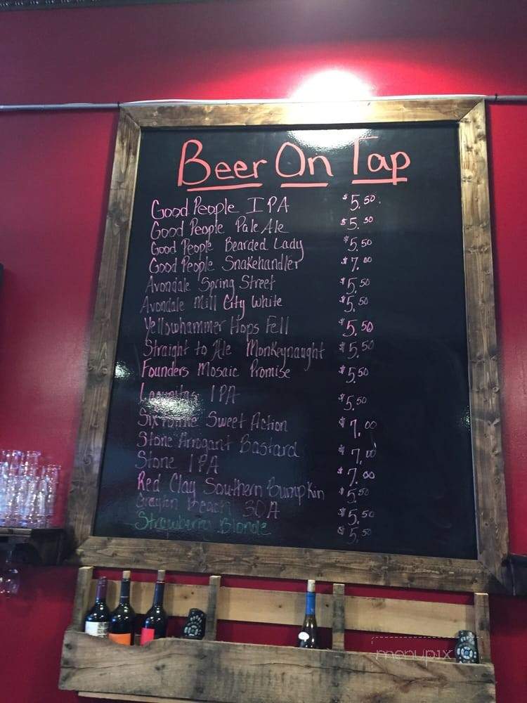 Autauga Creek Craft House - Prattville, AL menu_pic