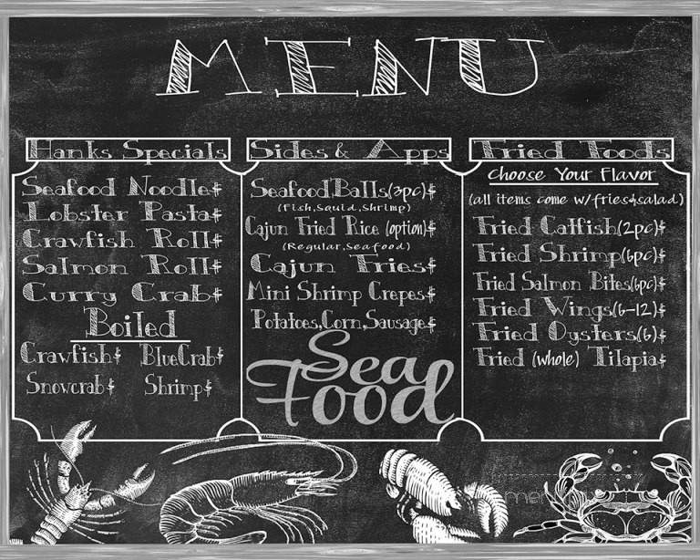 Hanks Crab House - Humble, TX menu_pic