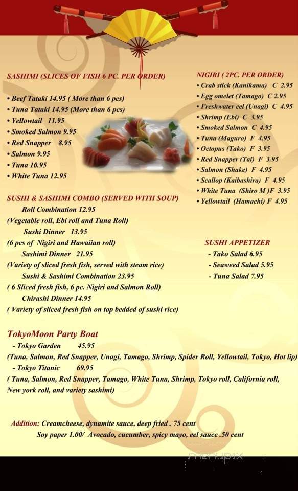 Tokyo Moon OKC - Oklahoma City, OK menu_pic