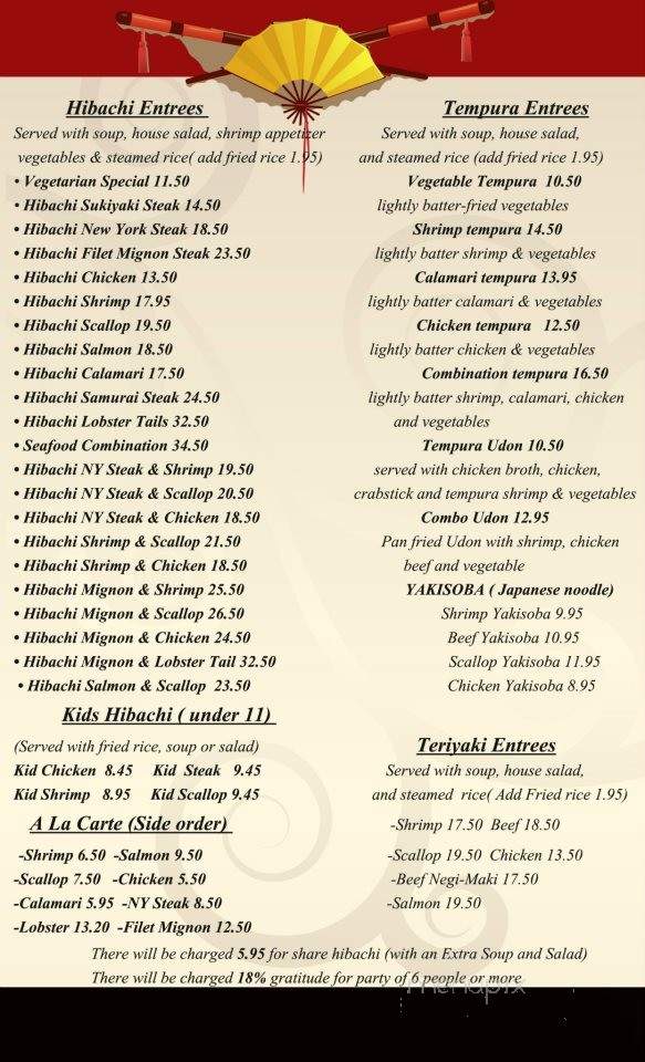 Tokyo Moon OKC - Oklahoma City, OK menu_pic