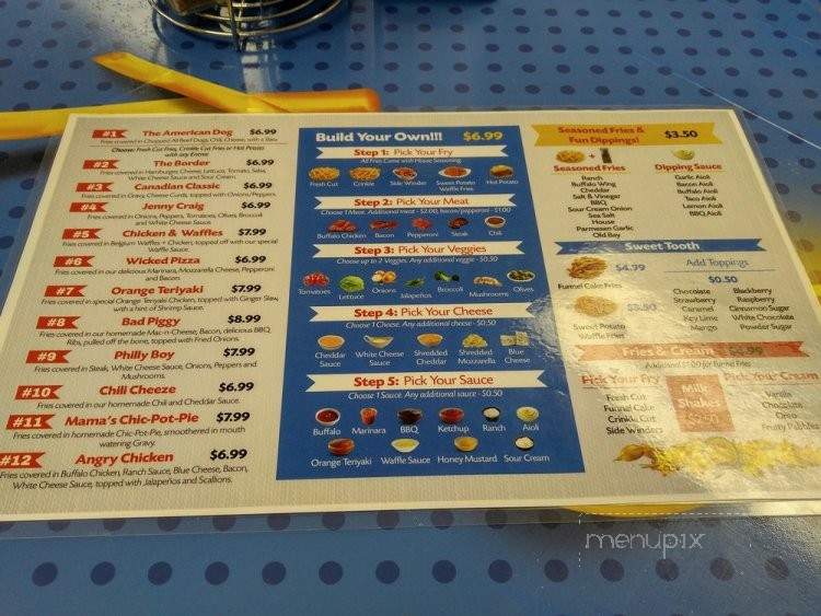 Hot Potato - Hickory, NC menu_pic