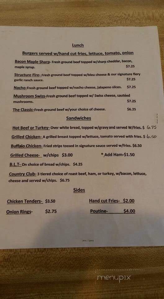 Halfway Country Grill - Three Mile Bay, NY menu_pic