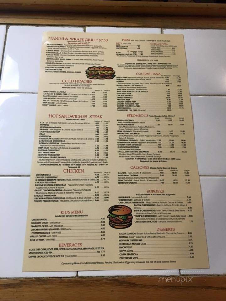 Taormina's Pizzeria & Italian Restaurant - Lansdale, PA menu_pic