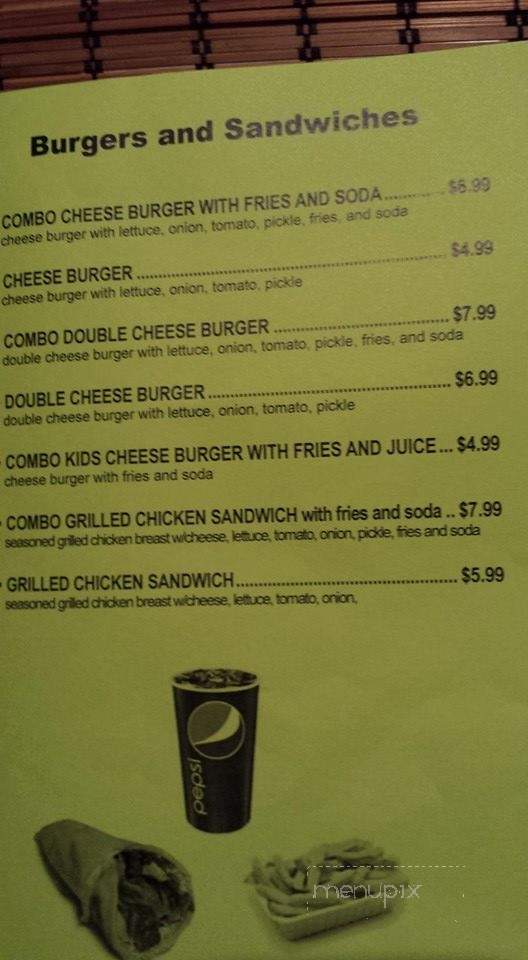 Town Gyro & Burger - Snohomish, WA menu_pic