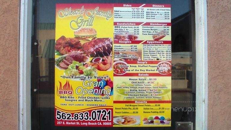 Sloans Family Grill - Long Beach, CA menu_pic