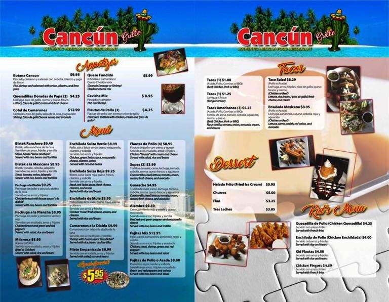 Cancun Grille - Tampa, FL menu_pic