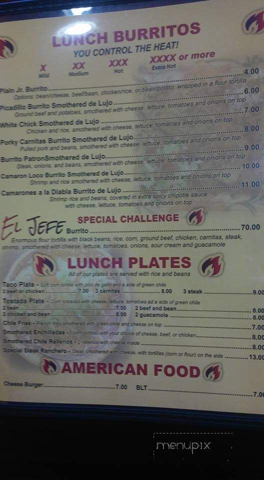 Burrito Cafe Mexican Grill - Vero Beach, FL menu_pic