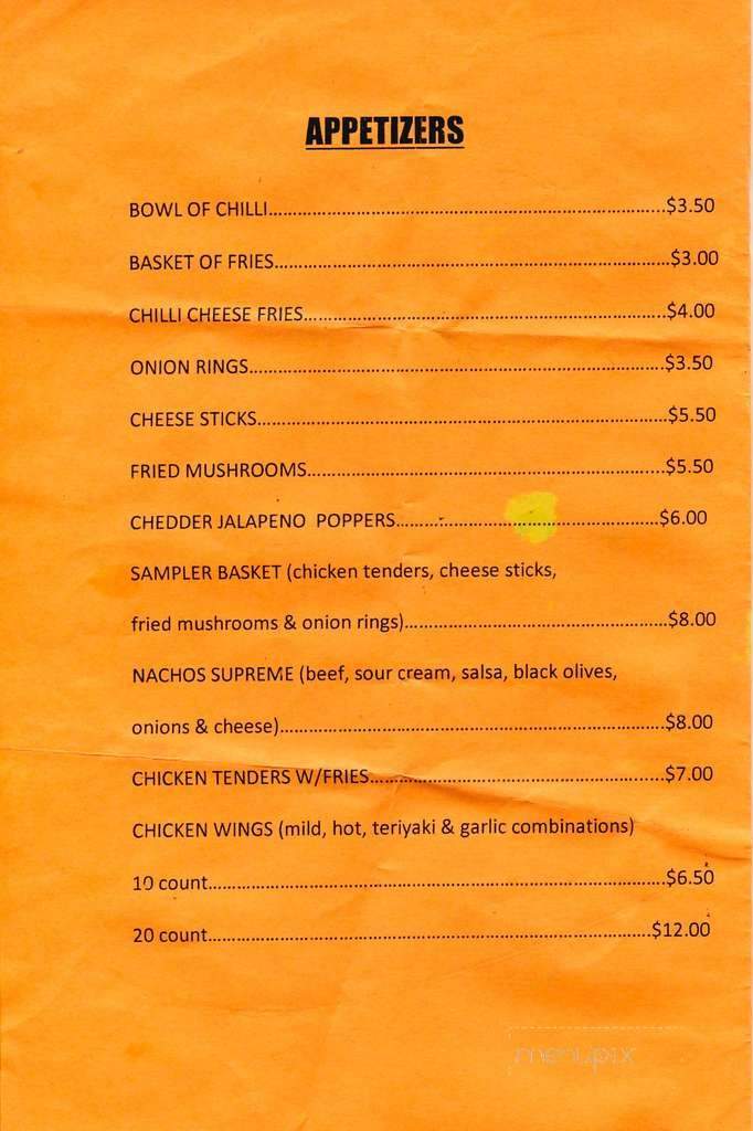 The White Eagle - Bunnell, FL menu_pic