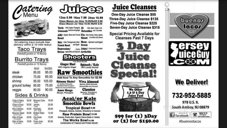 Buenos Tacos - South Amboy, NJ menu_pic