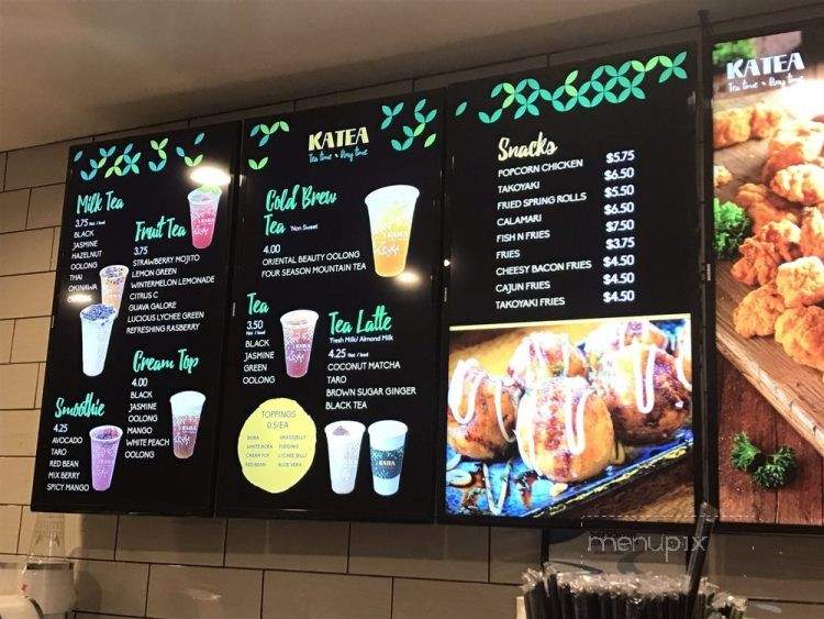 Katea - San Francisco, CA menu_pic