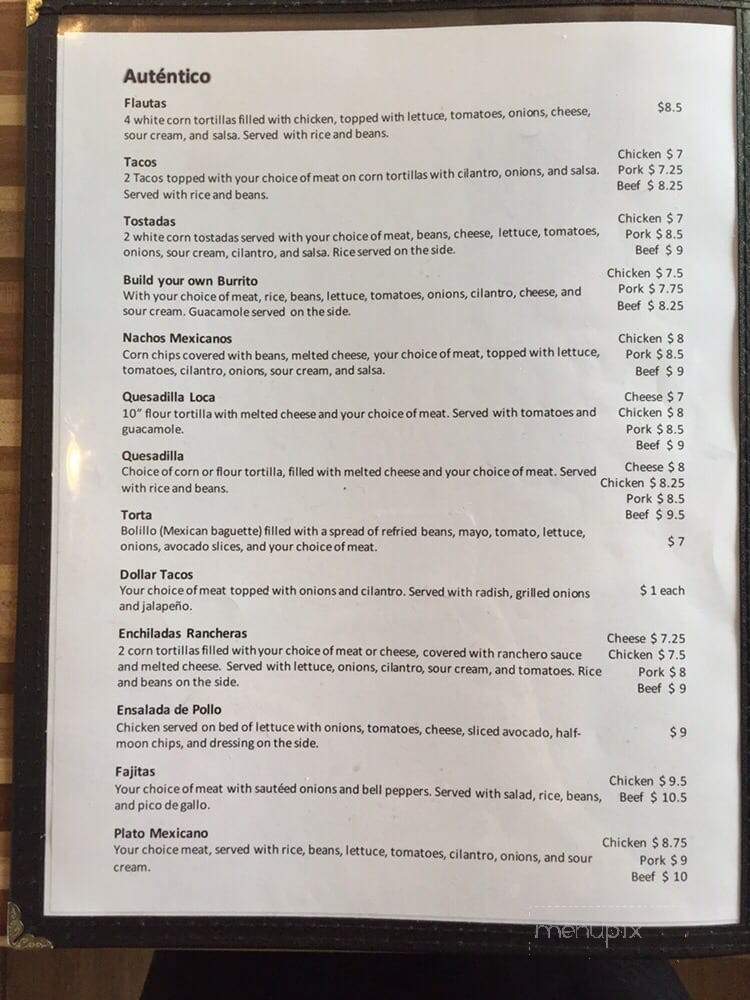 Ricardo's Mexican Kitchen - Warr Acres, OK menu_pic