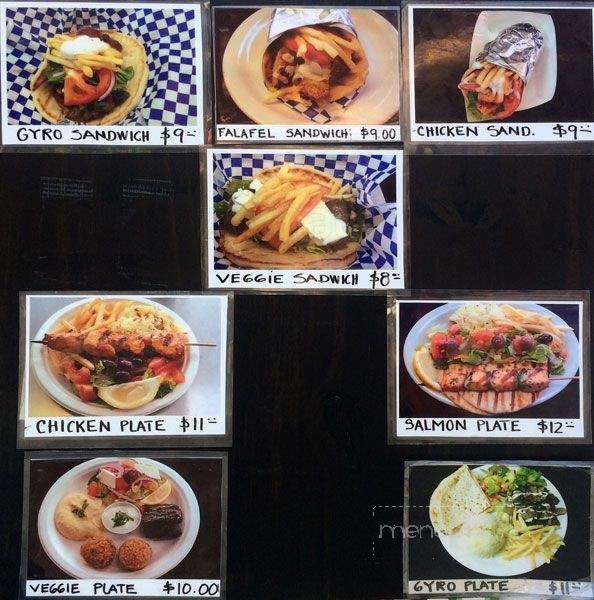 Gyros On Wheels - San Francisco, CA menu_pic