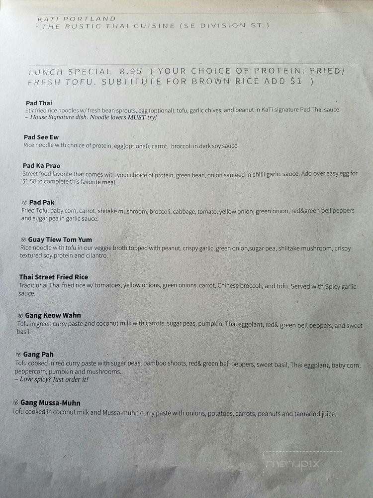 Kati Portland - Portland, OR menu_pic