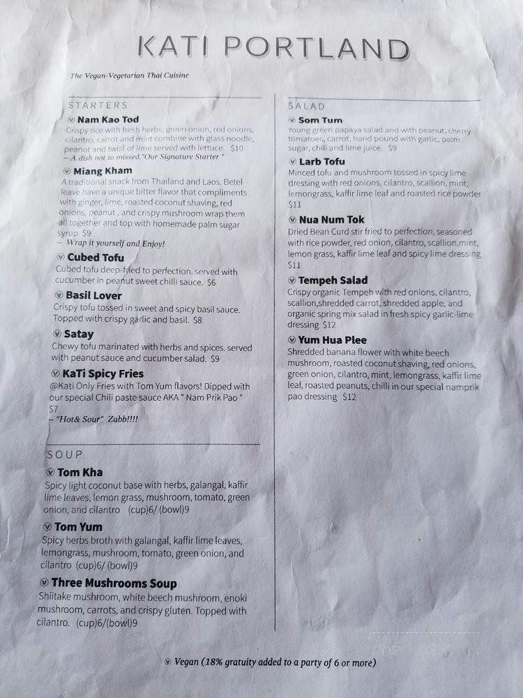 Kati Portland - Portland, OR menu_pic