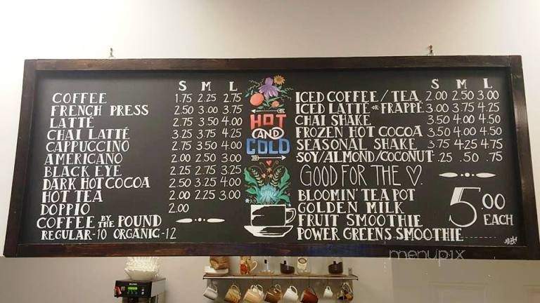 Bloomin' Cup Coffee Bar - Tully, NY menu_pic