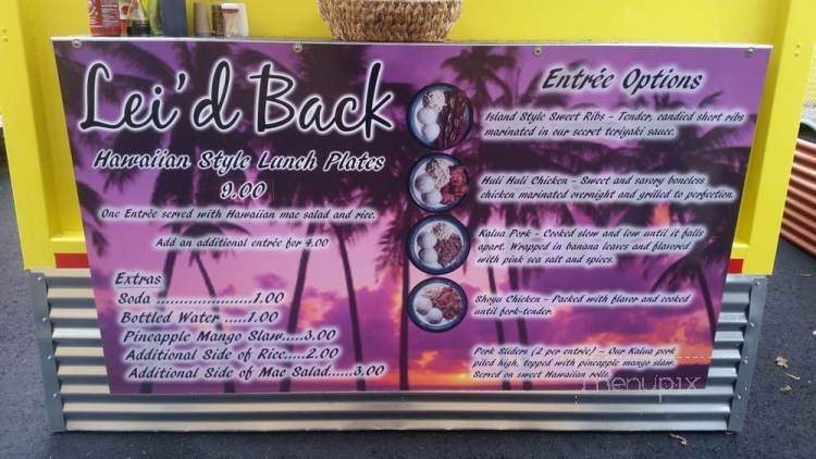 Lei'd Back Hawaiian Cuisine - Portland, OR menu_pic