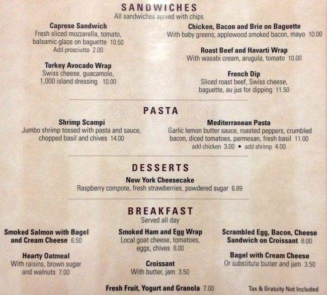 Vintage Washington Wine Bar - SeaTac, WA menu_pic