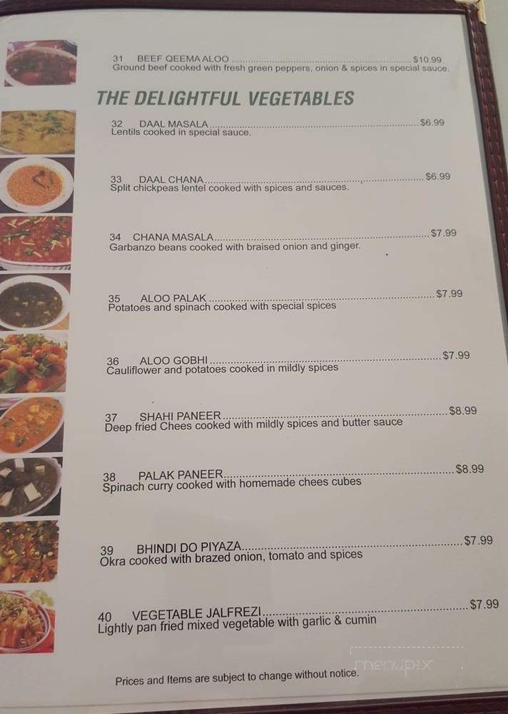 Kabab N Tikka - Citrus Heights, CA menu_pic