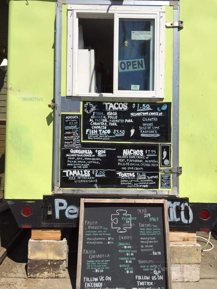 Pedacito de Mexico - Portland, OR menu_pic