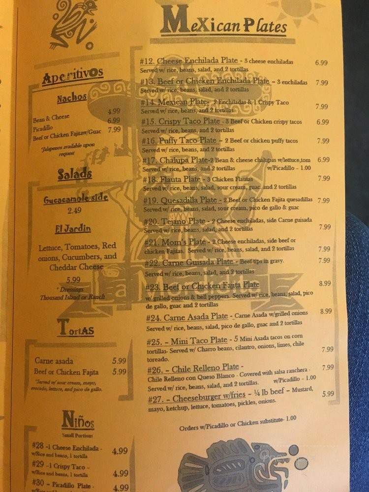 La Mordidita - San Antonio, TX menu_pic