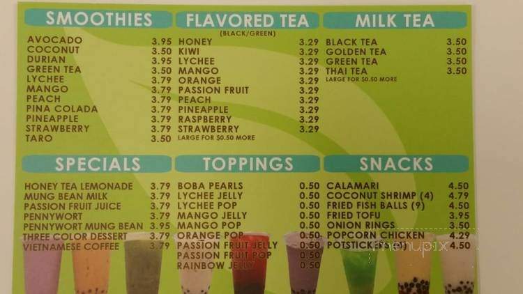 /28511885/Boba-Bliss-Menu-Gilbert-AZ - Gilbert, AZ