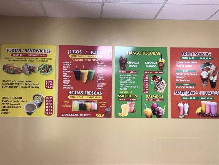 Chango Mango - Chula Vista, CA menu_pic