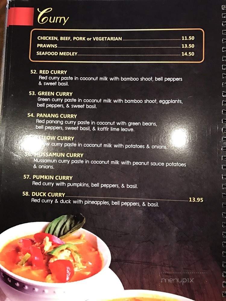 Royal Siam - Rocklin, CA menu_pic