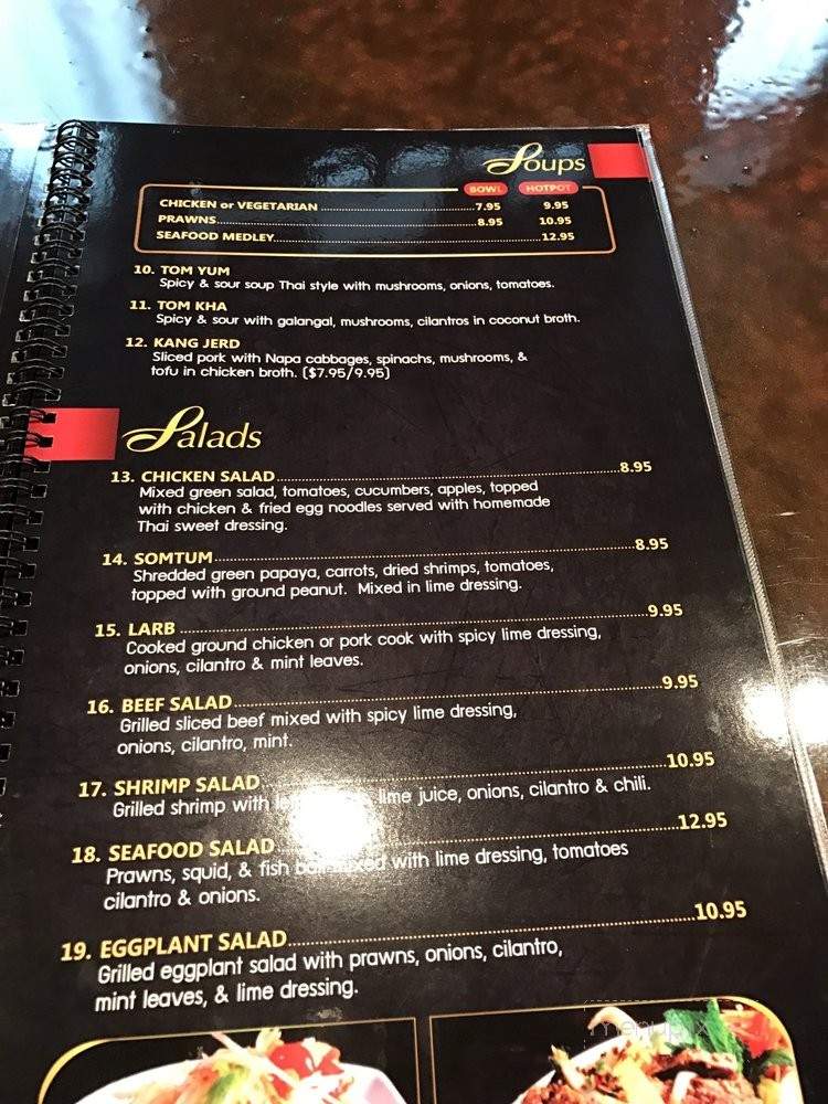 Royal Siam - Rocklin, CA menu_pic
