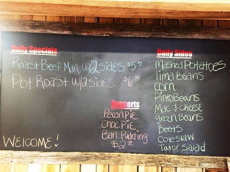 Kuntry Kafe - Rockfield, KY menu_pic