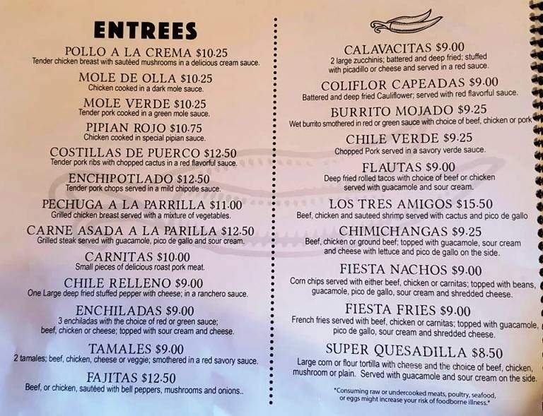 Yungapeti Restaurant II - Walla Walla, WA menu_pic