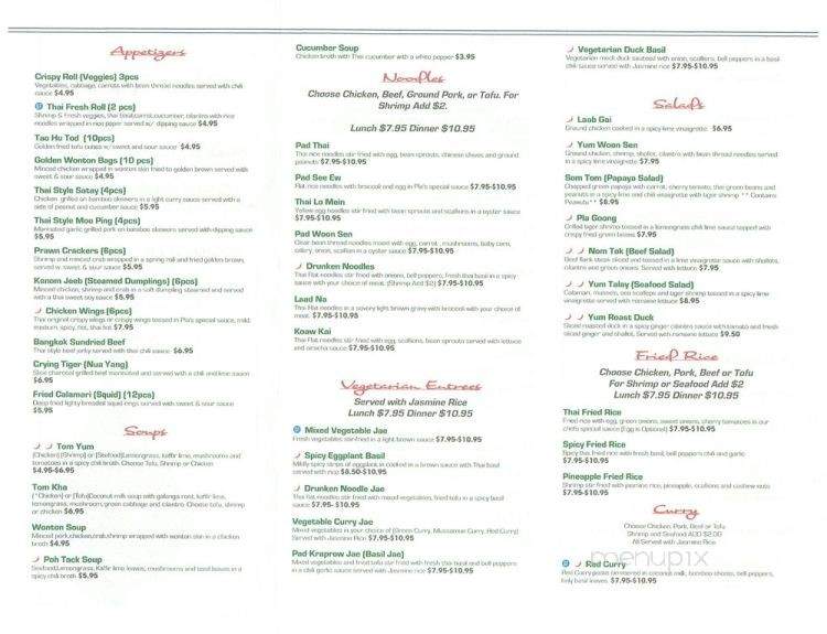 Pla Thai Kitchen - Midlothian, VA menu_pic