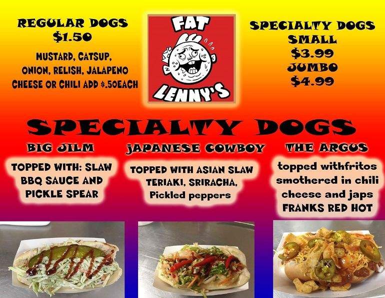 Fat Lenny's Ice Cream - Erie, PA menu_pic