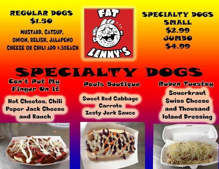 Fat Lenny's Ice Cream - Erie, PA menu_pic