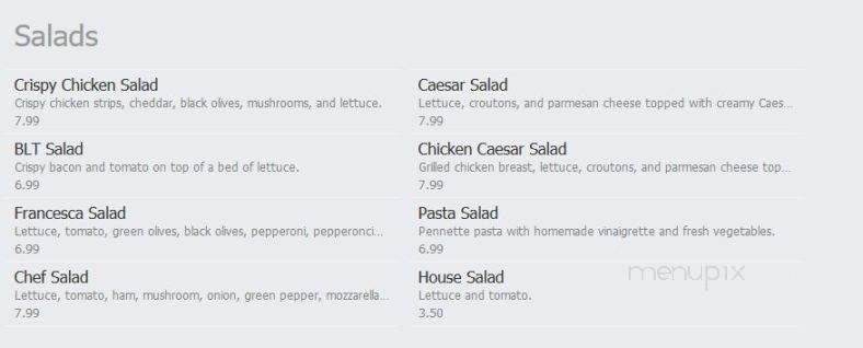 /28533281/Francescas-Family-Restaurant-Earlville-IL - Earlville, IL