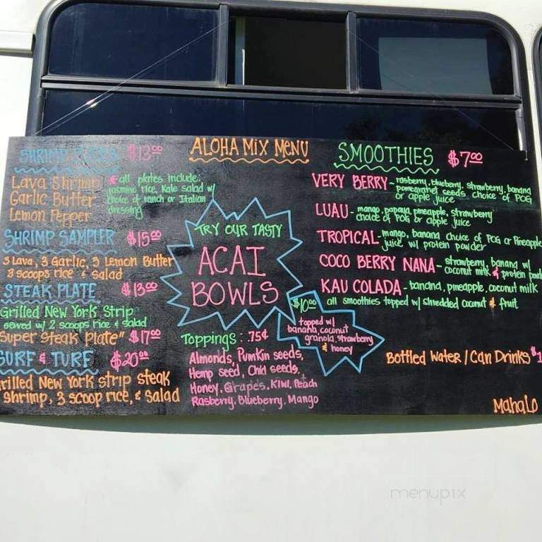 Aloha Mix - Naalehu, HI menu_pic