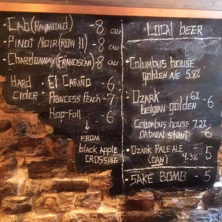 Nines Alley - Fayetteville, AR menu_pic