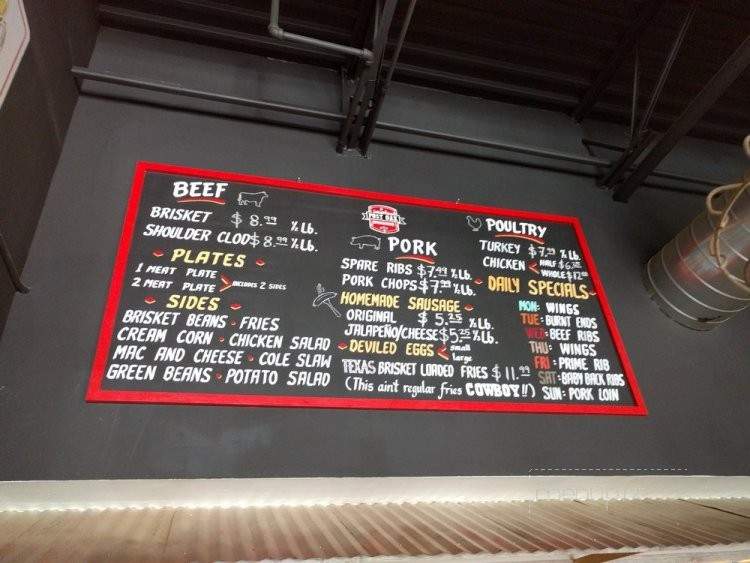 Post Oak Smokehouse - Irving, TX menu_pic