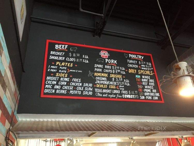 Post Oak Smokehouse - Irving, TX menu_pic