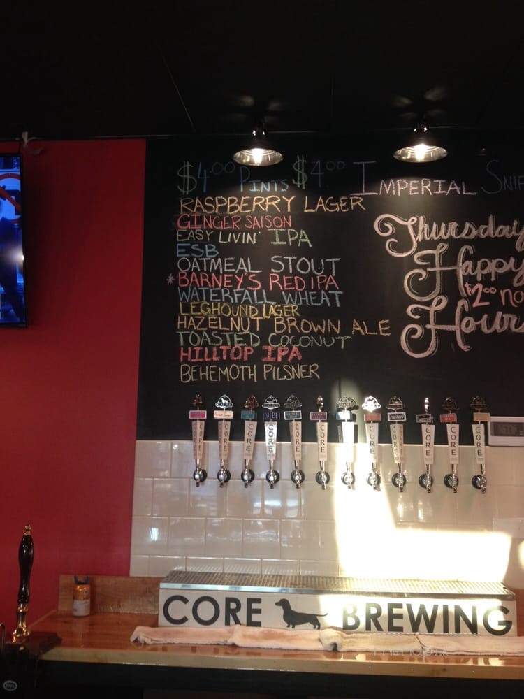 Core Public House - Springdale, AR menu_pic