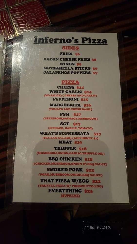 The Lounge - Honolulu, HI menu_pic