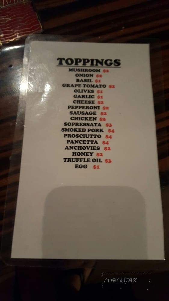 The Lounge - Honolulu, HI menu_pic