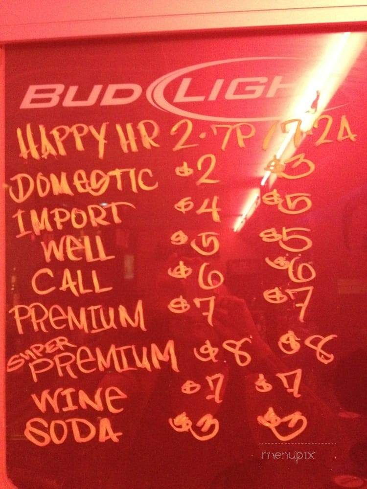 Club Triple D - Honolulu, HI menu_pic