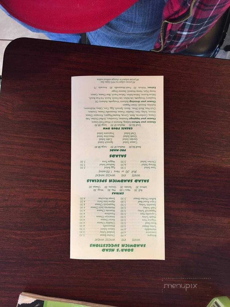 South Main Street Deli - Farmingdale, NY menu_pic