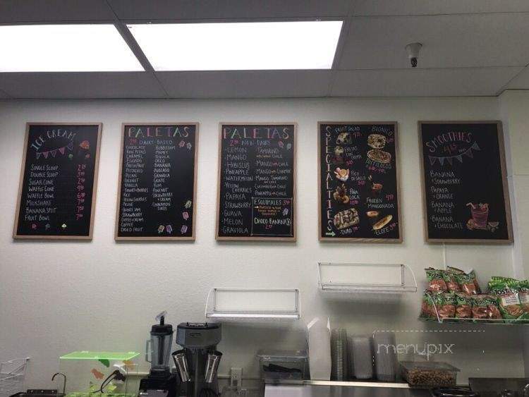La Buena Michoacana - Ukiah, CA menu_pic