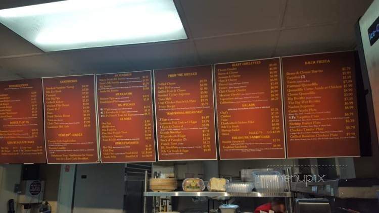 Ernie's Burgers - Alhambra, CA menu_pic