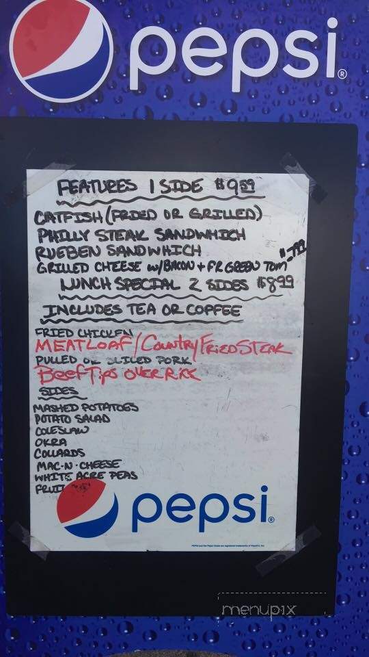 Breezy's Country Cooking - Panama City, FL menu_pic