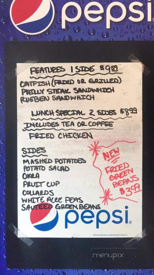 Breezy's Country Cooking - Panama City, FL menu_pic
