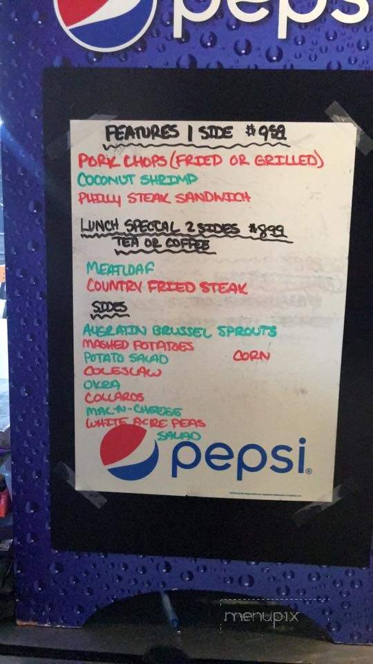Breezy's Country Cooking - Panama City, FL menu_pic